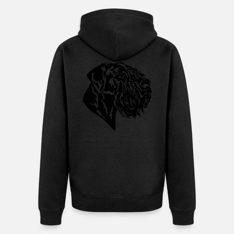 292 géant - Veste à capuche bio Premium Unisexe - noir