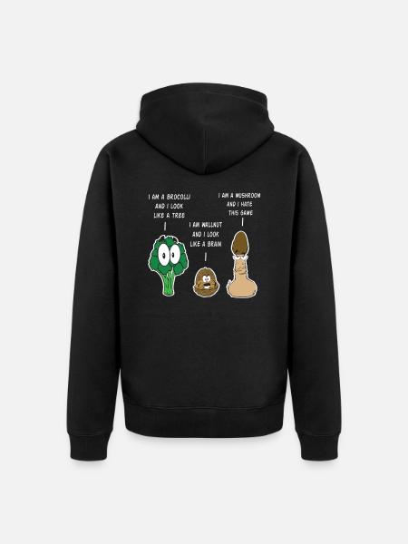 Awesome & Trendy Tshirt Designs Vergleichsspiel - Unisex Premium Bio Zip Hoodie - Schwarz