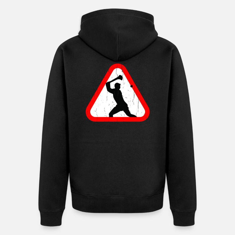 Tee-shirt hurling unique - Veste à capuche bio Premium Unisexe - noir