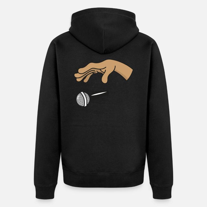 Mic Drop - Veste à capuche bio Premium Unisexe - noir