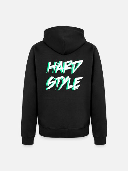 Hardstyle | Hardstyle Merchandise - Unisex Premium Bio Zip Hoodie - Schwarz