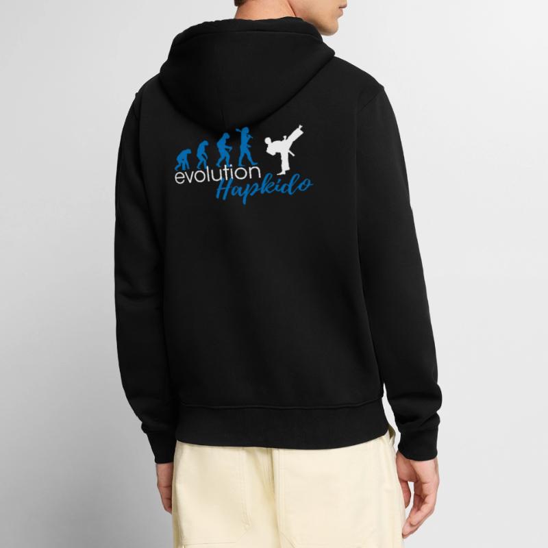Hapkido Evolution Unisex Premium Bio Zip Hoodie