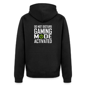 Mode jeu activé - cadeau de jeu vidéo Gamer - Veste à capuche bio Premium Unisexe - noir - Dos - Nico (187cm)