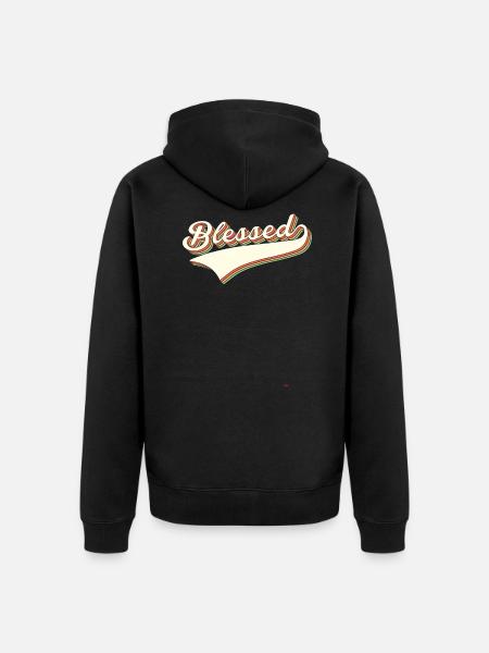 chrétien - Veste à capuche bio Premium Unisexe - noir