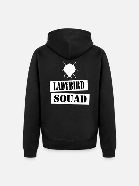 join the ladybird squad - Unisex Premium Organic Zip Hoodie - black