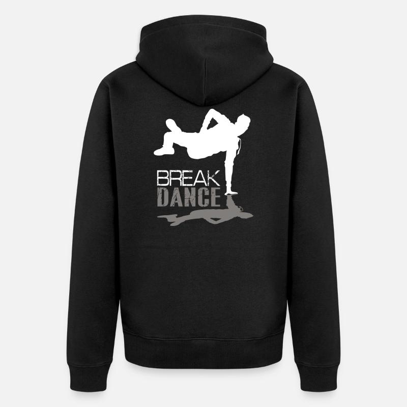 Breakdance - Veste à capuche bio Premium Unisexe - noir