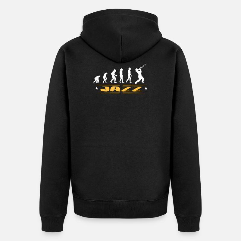 EVOLUTION JAZZ - Veste à capuche bio Premium Unisexe - noir