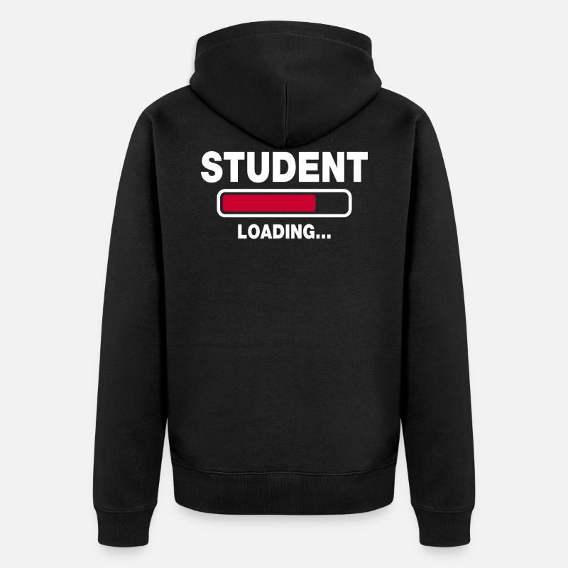 étudiant - Veste à capuche bio Premium Unisexe - noir