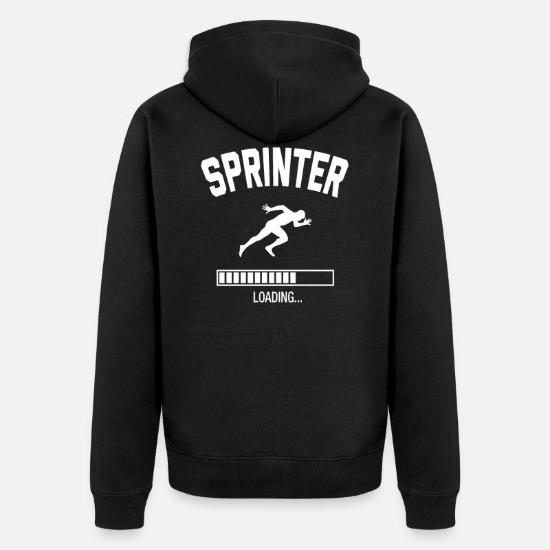 Futur sprinter - Veste à capuche bio Premium Unisexe - noir