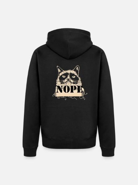 NOPE - Unisex Premium Bio Zip Hoodie -