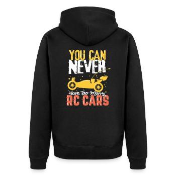 Voiture télécommandée cadeau voiture RC - Veste à capuche bio Premium Unisexe - noir - Dos - Nico (187cm)