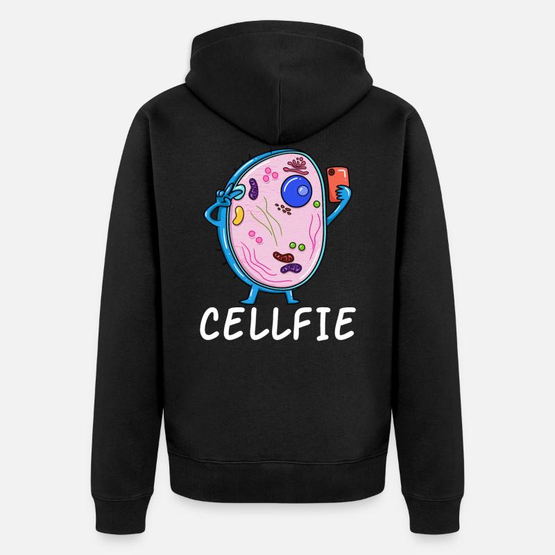 Cellfie - Veste à capuche bio Premium Unisexe - noir