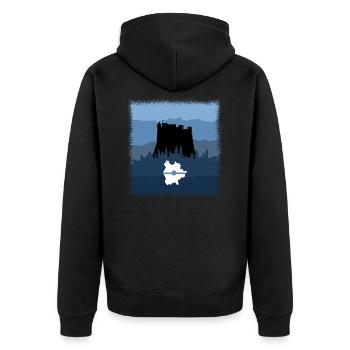 Mystic Sbg - Veste à capuche bio Premium Unisexe - noir - Dos - Nico (187cm)