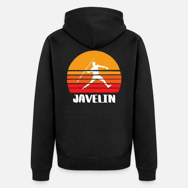 Javelin Sunset - Veste à capuche bio Premium Unisexe - noir
