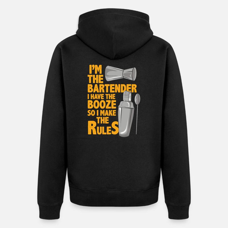 Barmans - Veste à capuche bio Premium Unisexe - noir