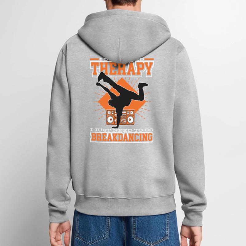 Breakdance breakdancer breakdancing gift idea Unisex Premium Organic Zip Hoodie