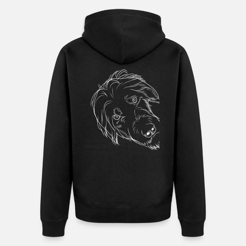 Deerhound - Veste à capuche bio Premium Unisexe - noir