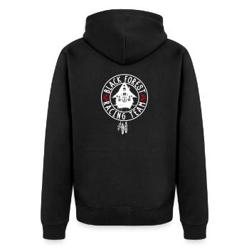 Équipe de course de la Forêt-Noire - Veste à capuche bio Premium Unisexe - noir - Dos - Nico (187cm)