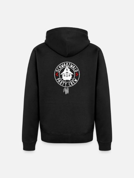 Schwarzwald Party Crew - Unisex Premium Bio Zip Hoodie - Schwarz