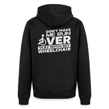 Fauteuil roulant Fauteuil roulant Rolli - Veste à capuche bio Premium Unisexe - noir - Dos - Nico (187cm)