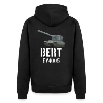 FV4005 BERT Panzer Chars de chasse Jeu De Jeu - Veste à capuche bio Premium Unisexe - noir - Dos - Nico (187cm)