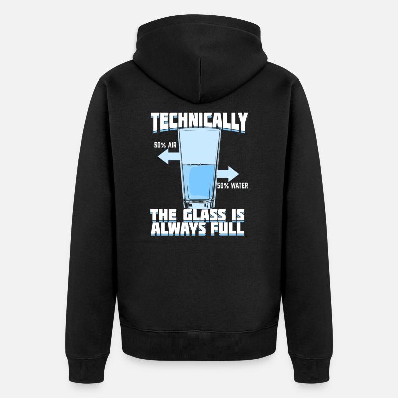Physique Chimie physicien chimiste cadeau - Veste à capuche bio Premium Unisexe - noir