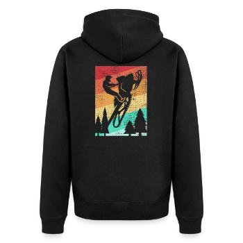 Motoneige motoneige - Veste à capuche bio Premium Unisexe - noir - Dos - Nico (187cm)