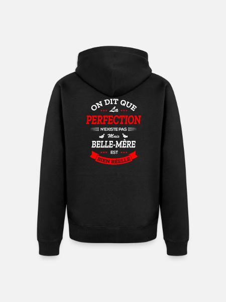 BELLE-MÈRE PARFAITE - Veste à capuche bio Premium Unisexe - noir