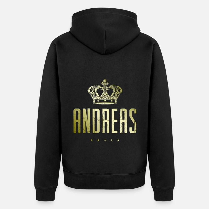 Andreas - Veste à capuche bio Premium Unisexe - noir