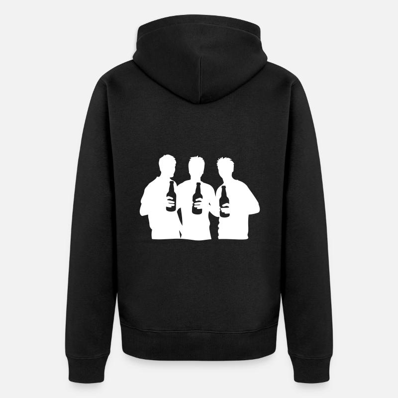 Équipe Groupe Équipe - Veste à capuche bio Premium Unisexe - noir