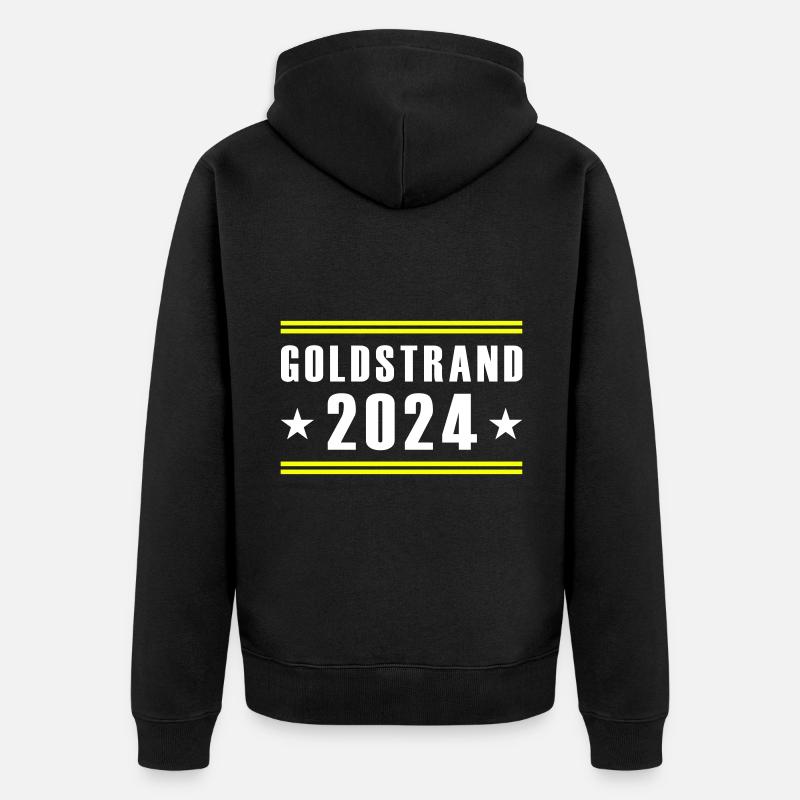 Sables d’or 2024 - Veste à capuche bio Premium Unisexe - noir