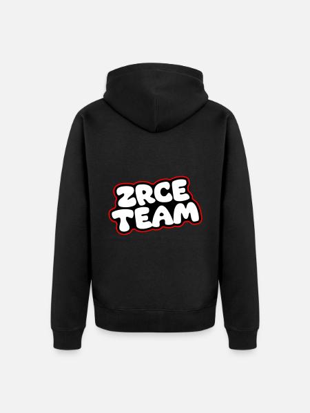 Zrce Team - Unisex Premium Organic Zip Hoodie - black