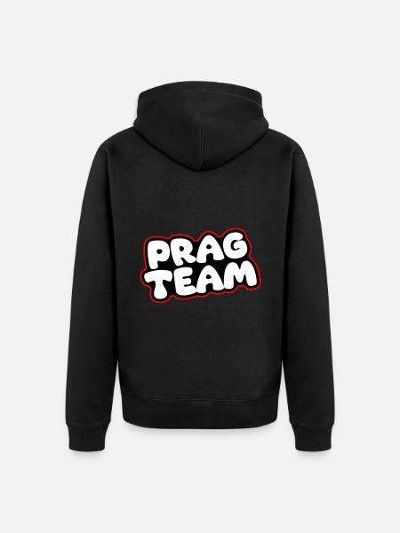 Prague Team - Unisex Premium Organic Zip Hoodie - black