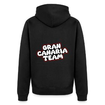 L’équipe de Gran Canaria - Veste à capuche bio Premium Unisexe - noir - Dos - Nico (187cm)