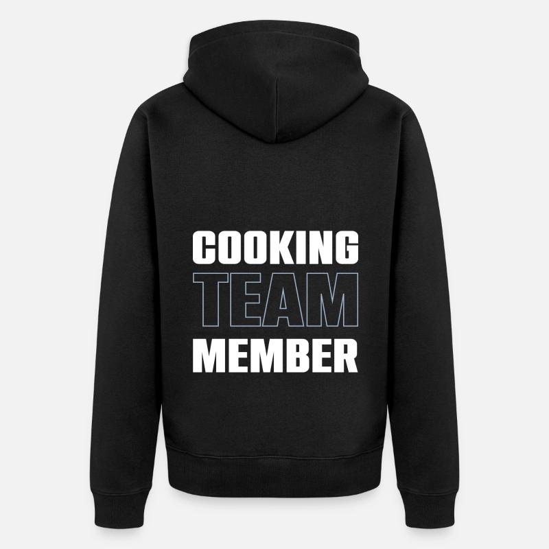 Équipe de cuisine - Veste à capuche bio Premium Unisexe - noir