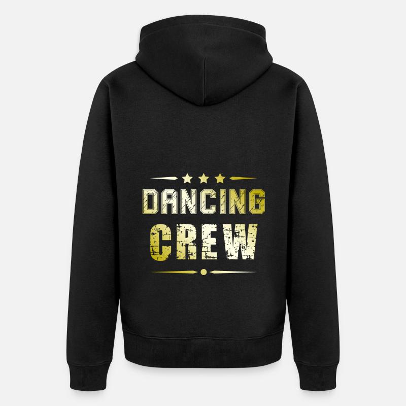 Équipe de danse - Veste à capuche bio Premium Unisexe - noir