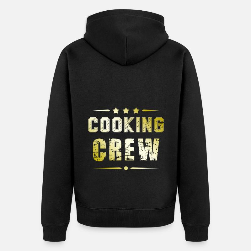 Équipe de cuisson - Veste à capuche bio Premium Unisexe - noir