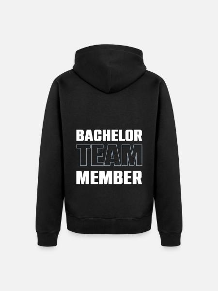 Équipe Bachelor - Veste à capuche bio Premium Unisexe - noir
