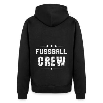 Équipe de football - Veste à capuche bio Premium Unisexe - noir - Dos - Nico (187cm)
