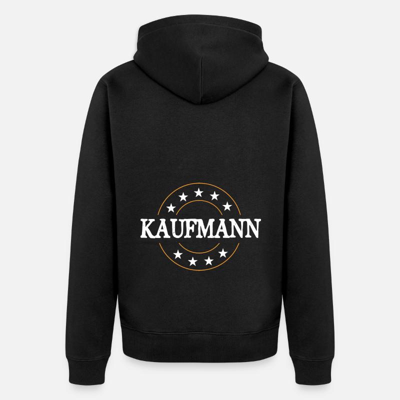 Kaufmann Beruf - Unisex Premium Bio Zip Hoodie - Schwarz
