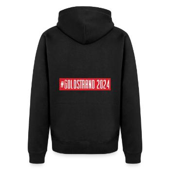 L’équipe des Sables d’Or 2024 - Veste à capuche bio Premium Unisexe - noir - Dos - Nico (187cm)
