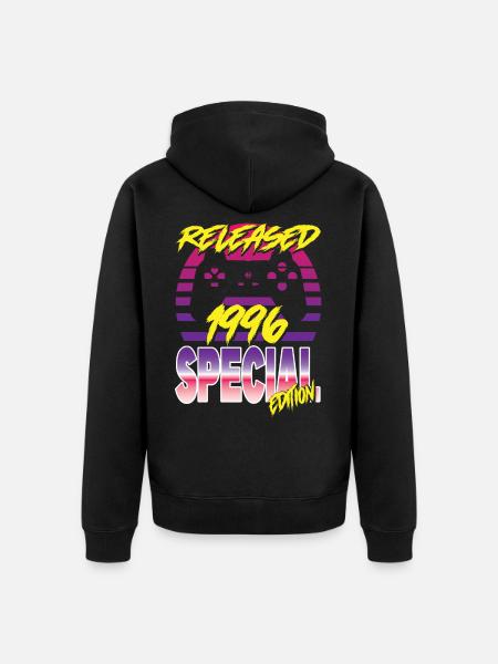 Released 1996 Special Edition - Unisex Premium Bio Zip Hoodie - Schwarz