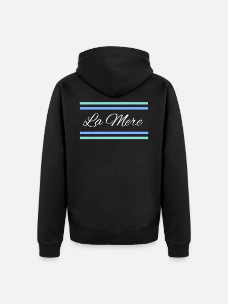 La Mere II - Unisex Premium Bio Zip Hoodie - Schwarz