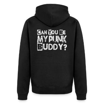 Pouvez-vous être mon copain punk? - Gothique - Gothique - Concer - Veste à capuche bio Premium Unisexe - noir - Dos - Nico (187cm)