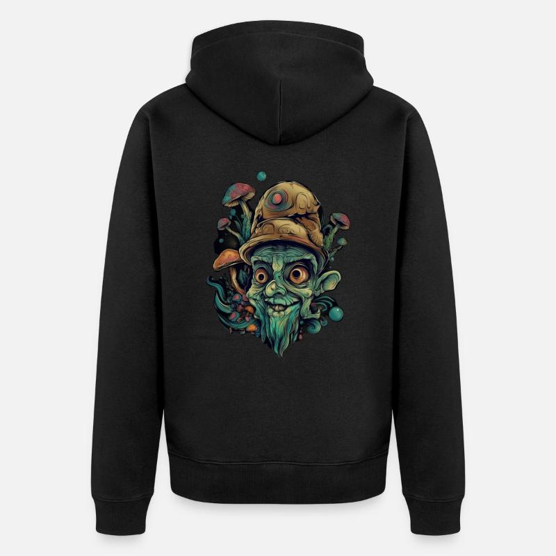 Bouffon Trippy - Veste à capuche bio Premium Unisexe - noir