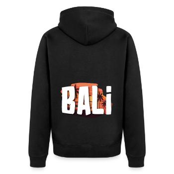 Bali - Veste à capuche bio Premium Unisexe - noir - Dos - Nico (187cm)