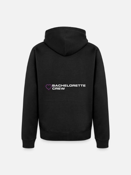 Bachelorette Crew - Unisex Premium Organic Zip Hoodie - black