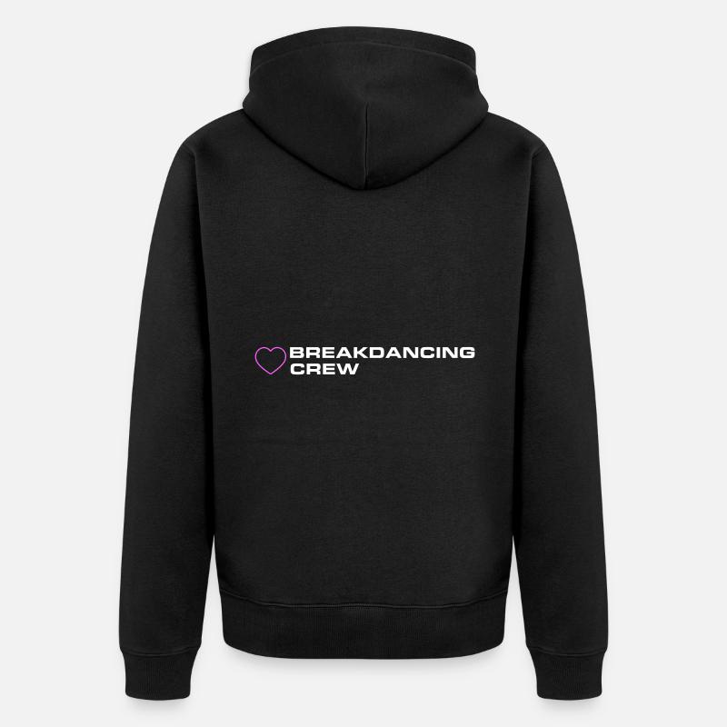 Équipe de breakdance - Veste à capuche bio Premium Unisexe - noir
