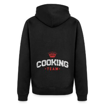 Équipe de cuisine Cuisson Cuisson - Veste à capuche bio Premium Unisexe - noir - Dos - Nico (187cm)