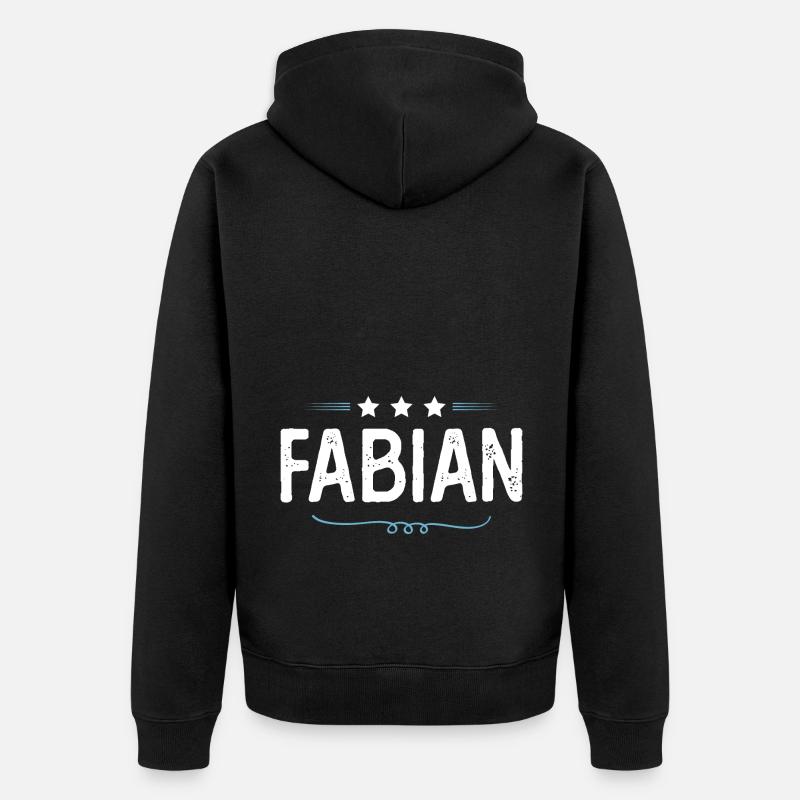 Fabien - Veste à capuche bio Premium Unisexe - noir